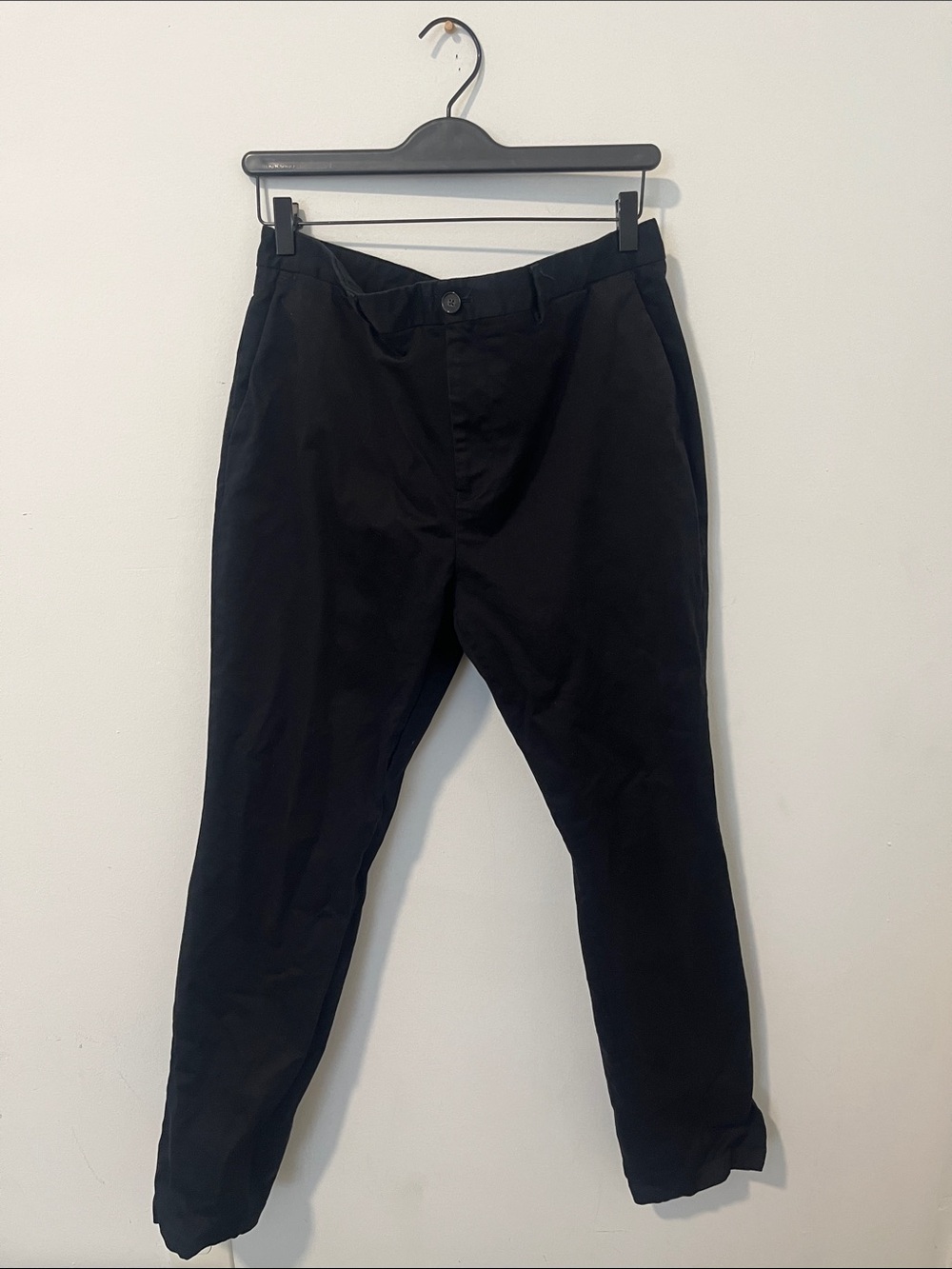 Reiss Men's Black Chinos - Slim Casual Trousers